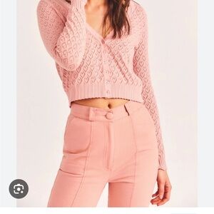 LoveShackFancy Janie Cropped Cardigan